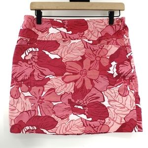 Tommy Hilfiger Pink Floral Skirt w/ Pockets Size 6
